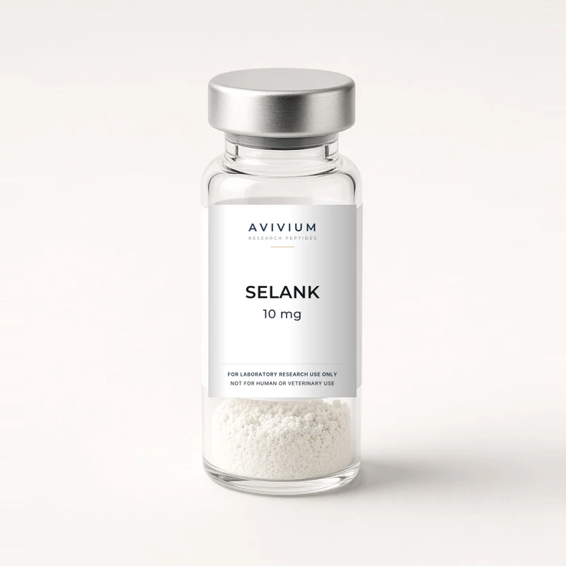Selank research material vial